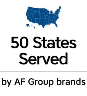 50 States Served by AF Group brands.