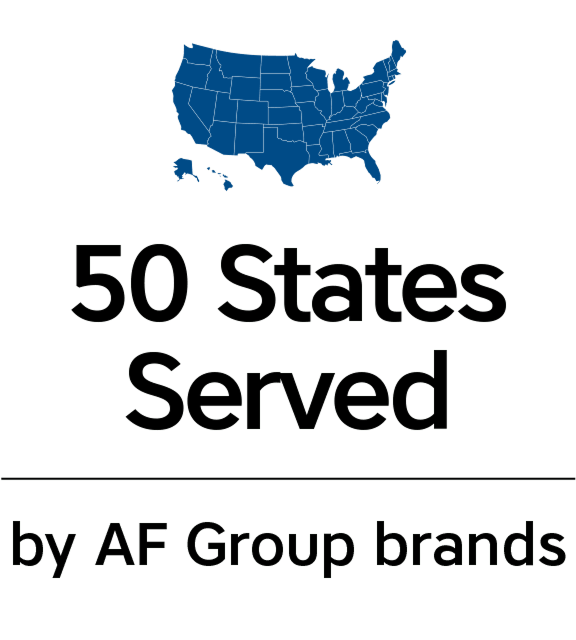 50 States Served by AF Group brands.